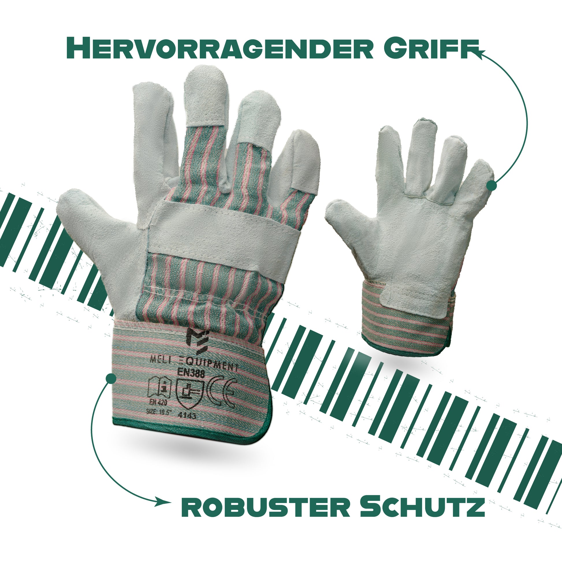 rindspaltleder handschuhe Rindspaltleder Handschuhe 12 Paar